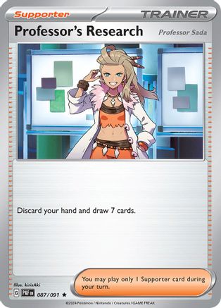 Professor's Research - 087/091 (87) Holofoil - SV Paldean Fates