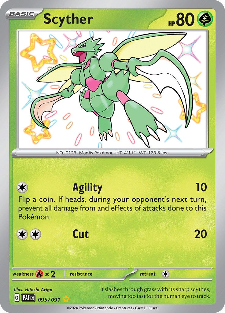 Scyther (095/091) [Scarlet & Violet: Paldean Fates] | Silver Goblin