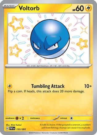 Voltorb (133) Holofoil - Paldean Fates