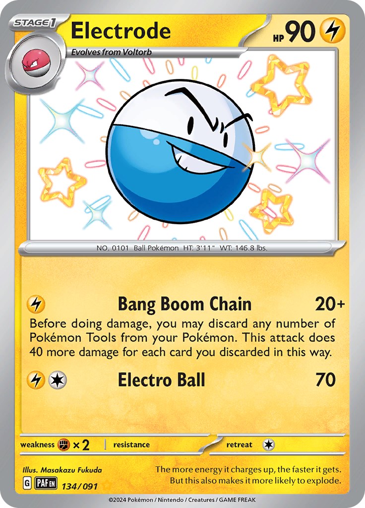 Electrode (134/091) [Scarlet & Violet: Paldean Fates] | Silver Goblin