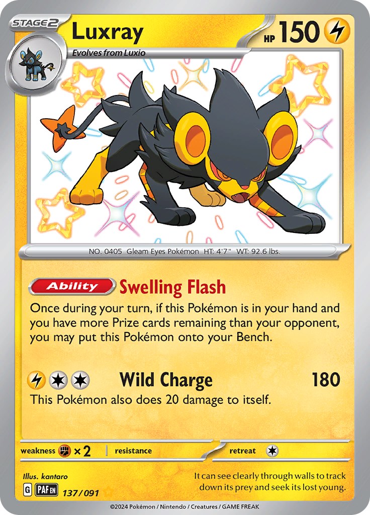 Luxray (137/091) [Scarlet & Violet: Paldean Fates] | Silver Goblin