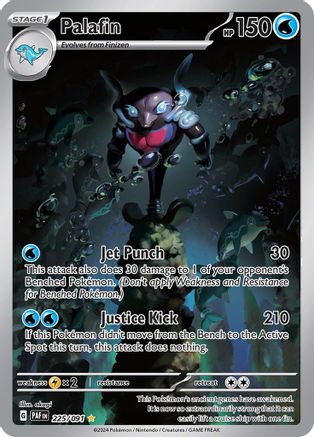 Palafin - 225/091 (225) Holofoil - SV Paldean Fates