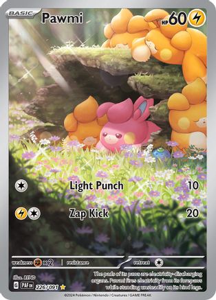 Pawmi - 226/091 (226) Holofoil - SV Paldean Fates