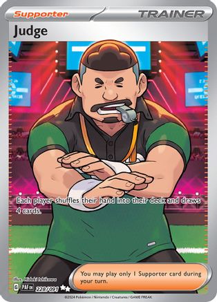 Judge (228) Holofoil - SV Paldean Fates