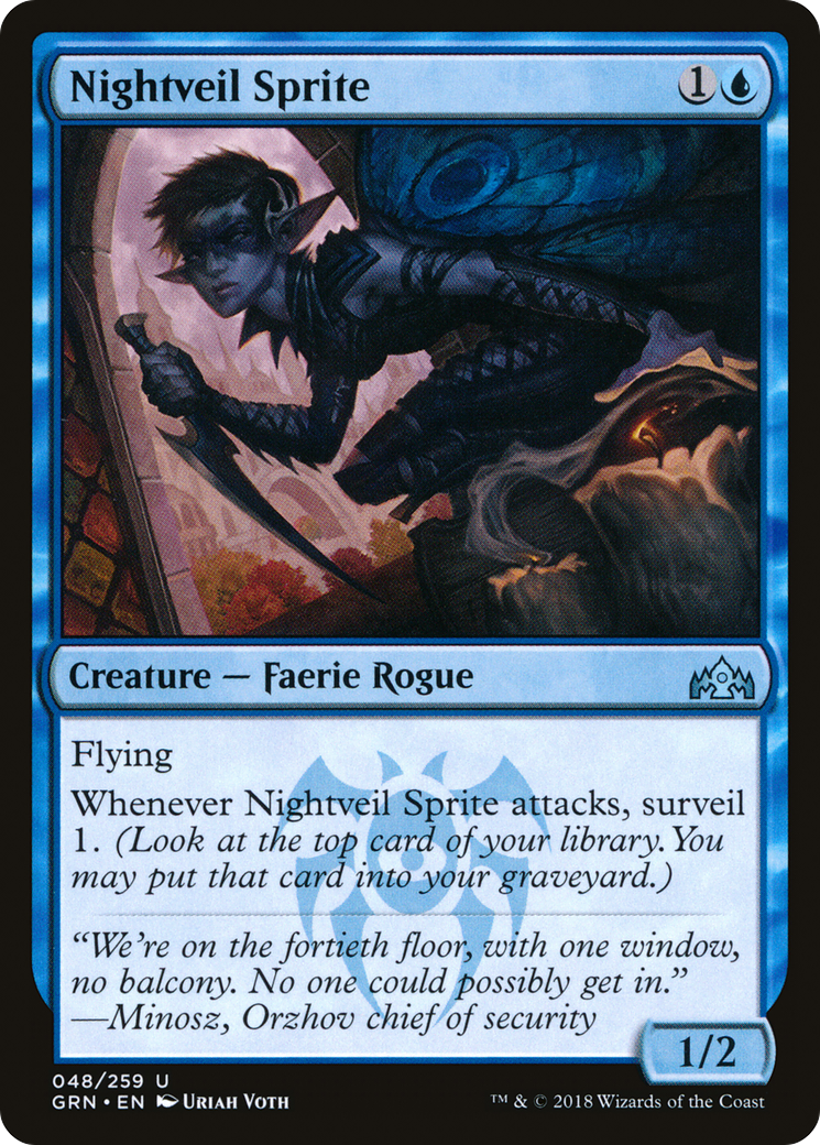 Nightveil Sprite (048) Foil - Guilds of Ravnica