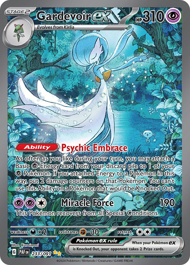 Gardevoir ex (233/091) [Scarlet & Violet: Paldean Fates] | Silver Goblin