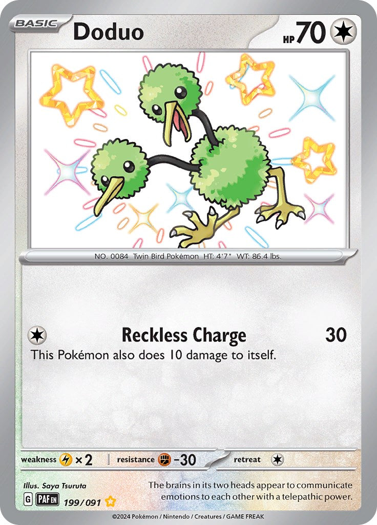 Doduo (199/091) [Scarlet & Violet: Paldean Fates] | Silver Goblin