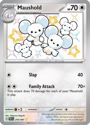 Maushold (210) Holofoil - Paldean Fates