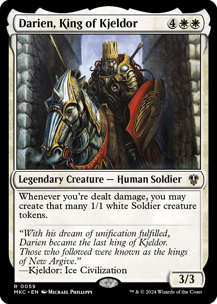 Darien, King of Kjeldor [Murders at Karlov Manor Commander] | Silver Goblin