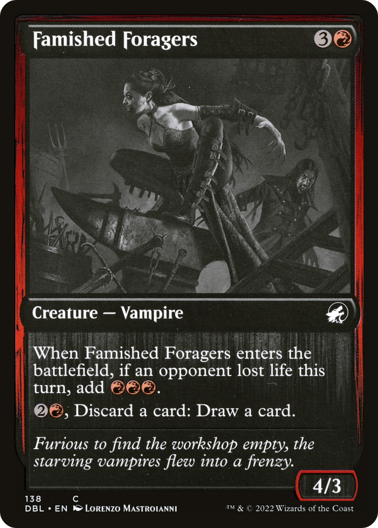 Famished Foragers (138) Foil - Innistrad: Double Feature