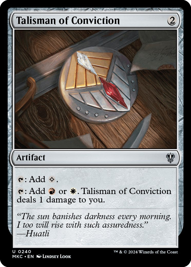 Talisman of Conviction [Murders at Karlov Manor Commander] | Silver Goblin