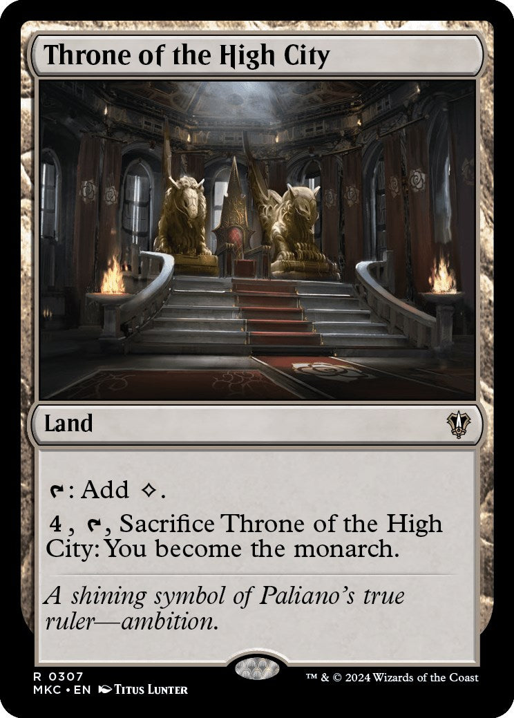 Throne of the High City [Murders at Karlov Manor Commander] | Silver Goblin