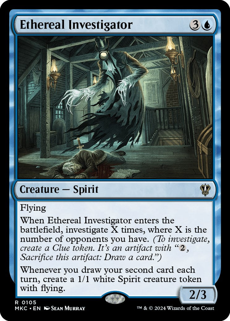 Ethereal Investigator [Murders at Karlov Manor Commander] | Silver Goblin