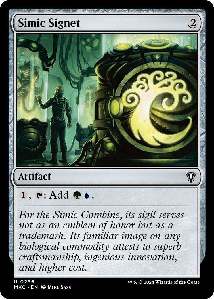 Simic Signet [Murders at Karlov Manor Commander] | Silver Goblin