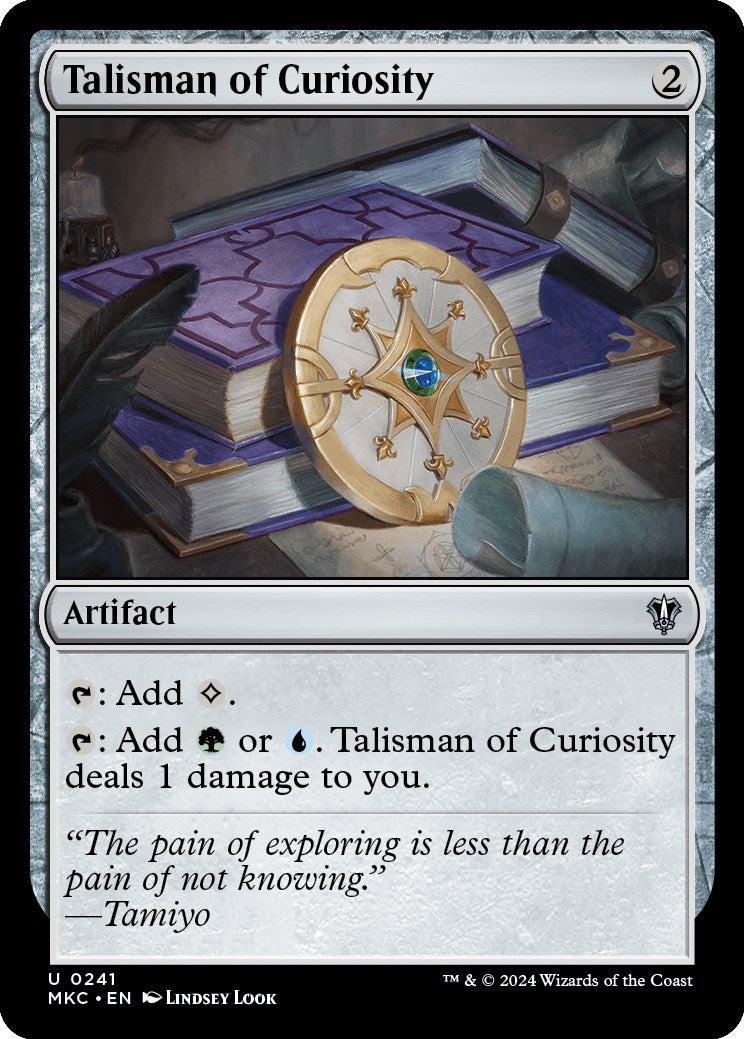 Talisman of Curiosity [Murders at Karlov Manor Commander] | Silver Goblin