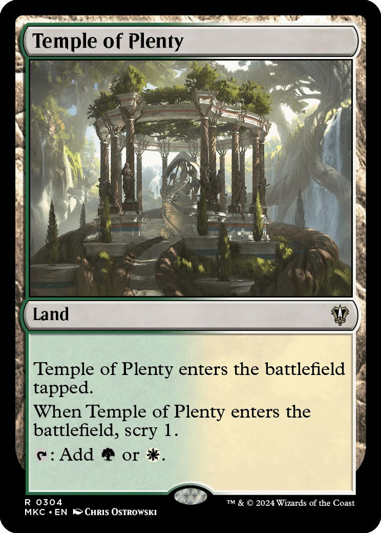 Temple of Plenty [Murders at Karlov Manor Commander] | Silver Goblin