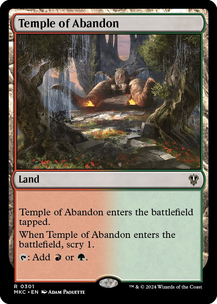 Temple of Abandon [Murders at Karlov Manor Commander] | Silver Goblin