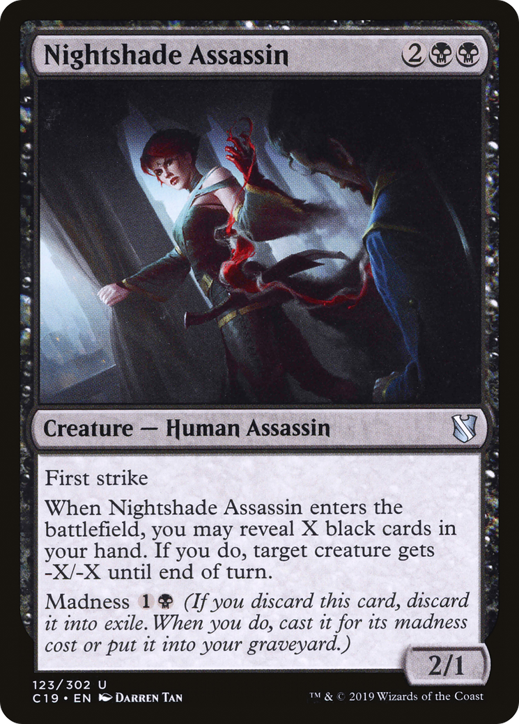 Nightshade Assassin (123) - Commander 2019