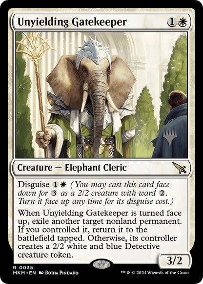 Unyielding Gatekeeper (035) - Murders at Karlov Manor Promos