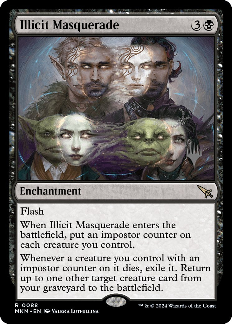 Illicit Masquerade (Promo Pack) [Murders at Karlov Manor Promos] | Silver Goblin