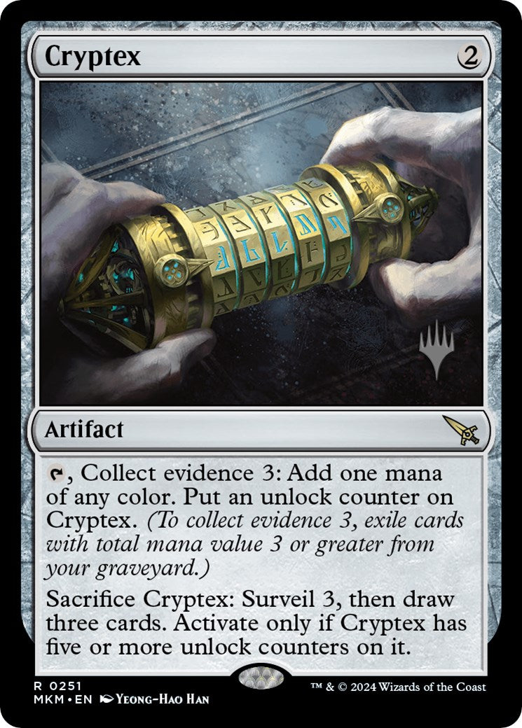 Cryptex (Promo Pack) [Murders at Karlov Manor Promos] | Silver Goblin