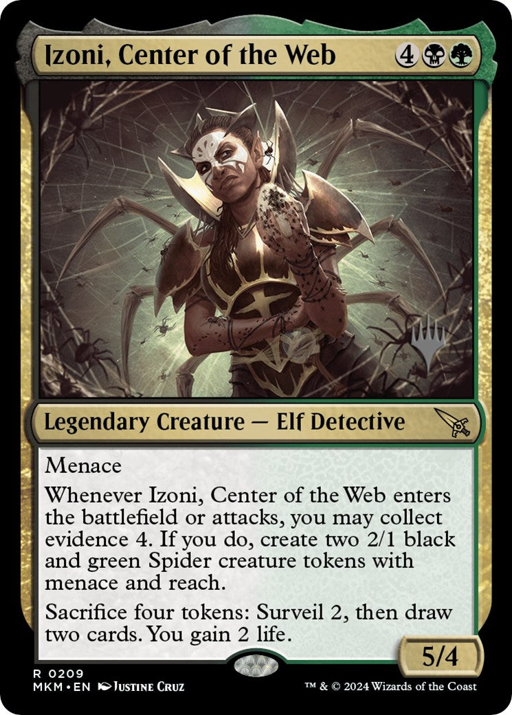 Izoni, Center of the Web (Promo Pack) [Murders at Karlov Manor Promos] | Silver Goblin