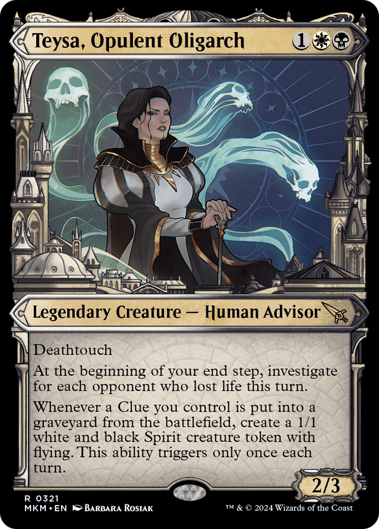 Teysa, Opulent Oligarch (Showcase) (321) Foil - Murders at Karlov Manor