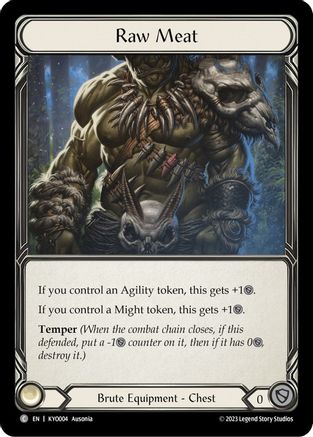 Raw Meat (KYO004) - Blitz Deck: Heavy Hitters - Kayo