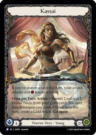 Kassai (KSI001) Rainbow Foil - Blitz Deck: Heavy Hitters - Kassai