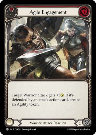Agile Engagement (Red) (OLA012) - Blitz Deck: Heavy Hitters - Olympia