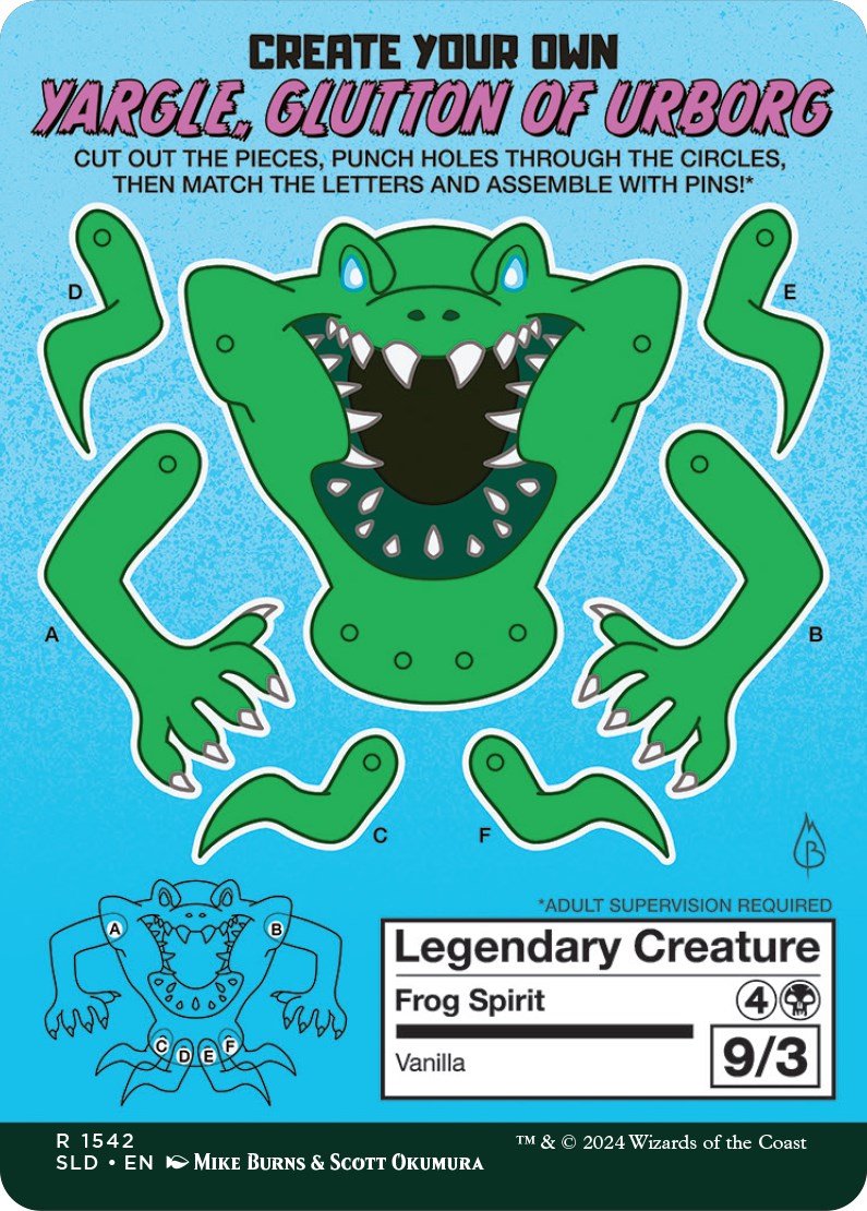 Yargle, Glutton of Urborg // Yargle, Glutton of Urborg (1542) - Secret Lair Drop