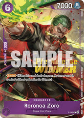 Roronoa Zoro (OP-06 Pre-Release Tournament) [Winner] [One Piece Promotion Cards] | Silver Goblin