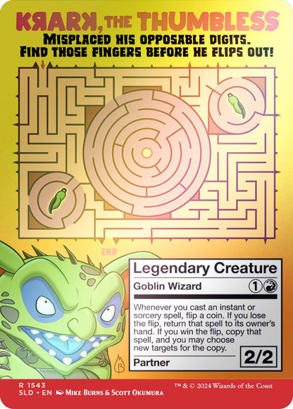 Krark, the Thumbless // Krark, the Thumbless (1543★) Foil - Secret Lair Drop