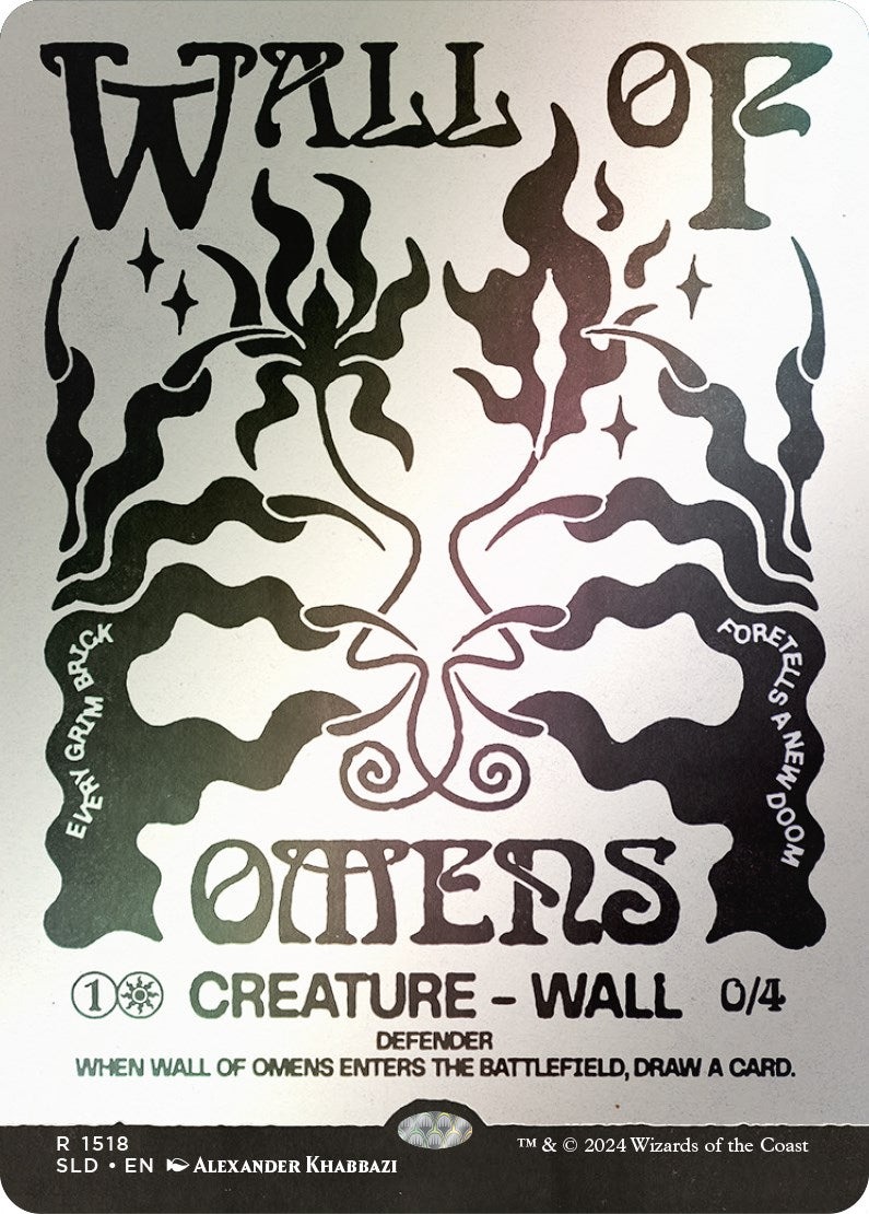 Wall of Omens (Rainbow Foil) [Secret Lair Drop Series] | Silver Goblin