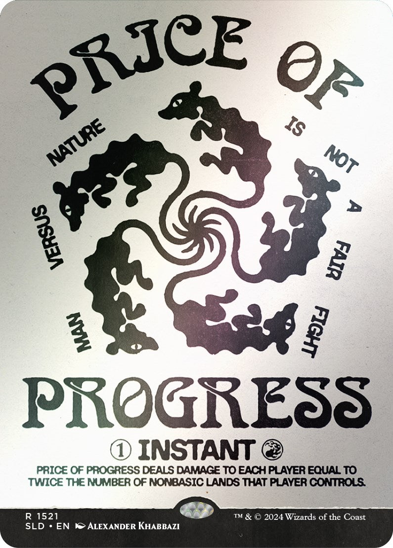 Price of Progress (Rainbow Foil) [Secret Lair Drop Series] | Silver Goblin