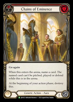 Chains of Eminence (JDG022) Cold Foil - FaB Promos