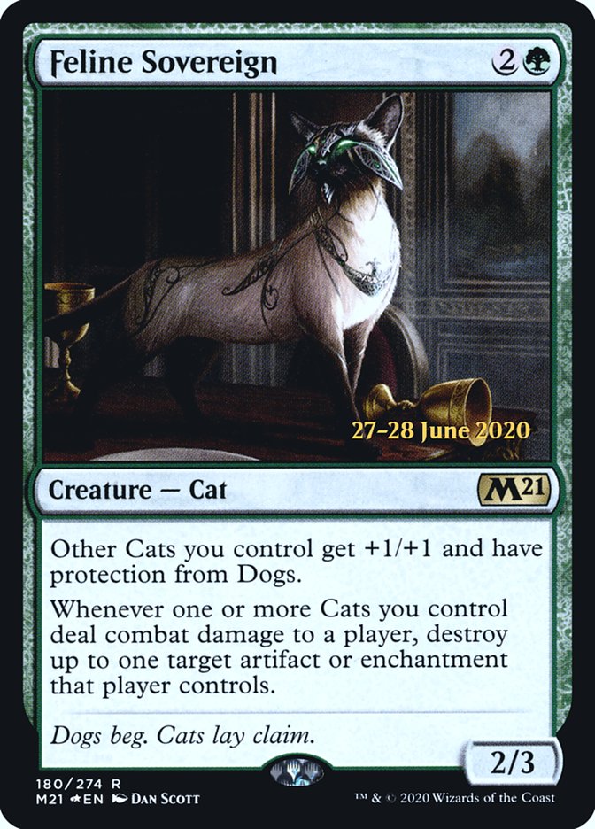 Feline Sovereign [Core Set 2021 Prerelease Promos] | Silver Goblin