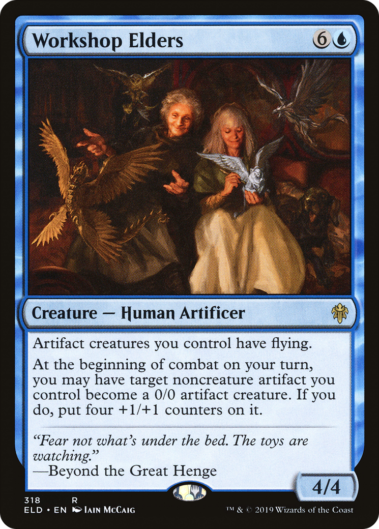 Workshop Elders (318) - Throne of Eldraine