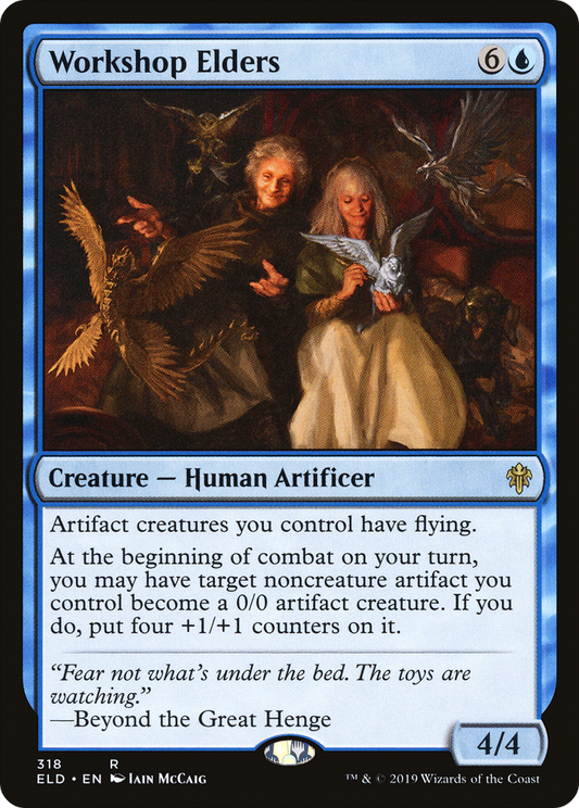Workshop Elders (318) - Throne of Eldraine
