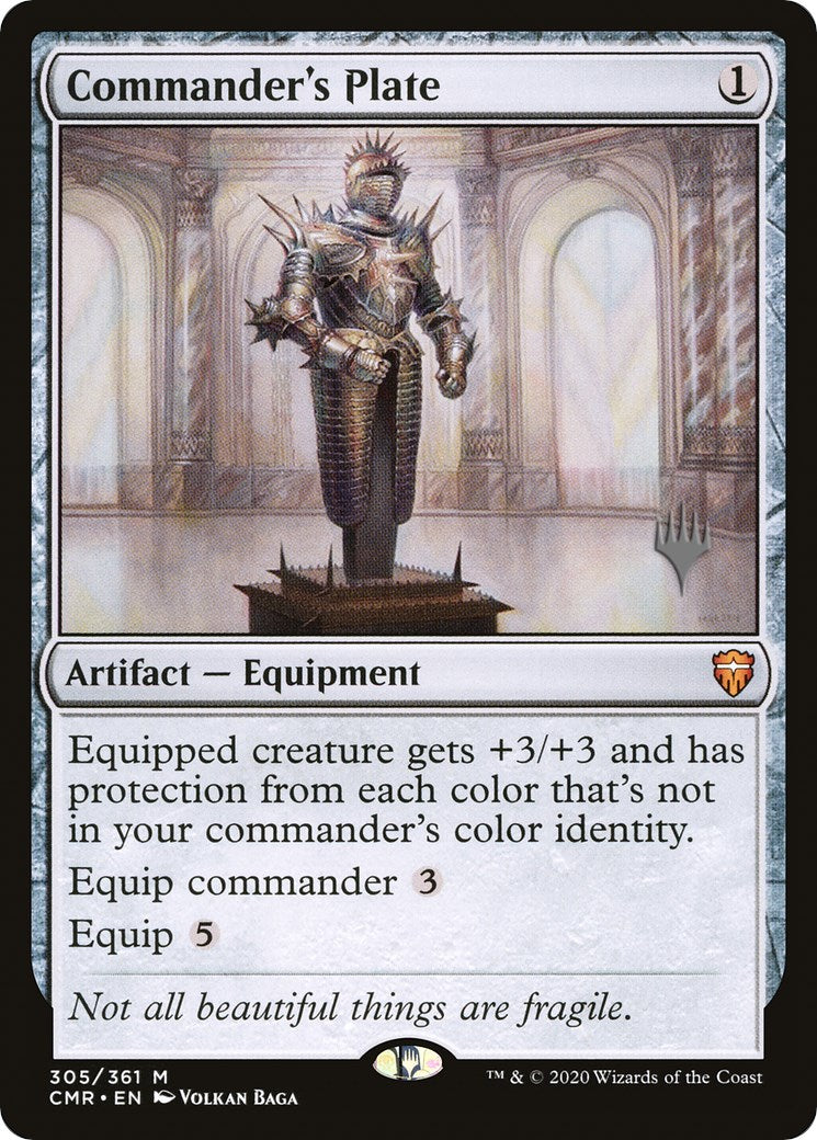 Commander's Plate (Promo Pack) [Murders at Karlov Manor Promos] | Silver Goblin