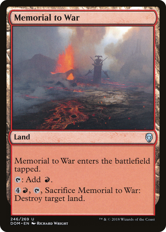 Memorial to War [Dominaria] Foil