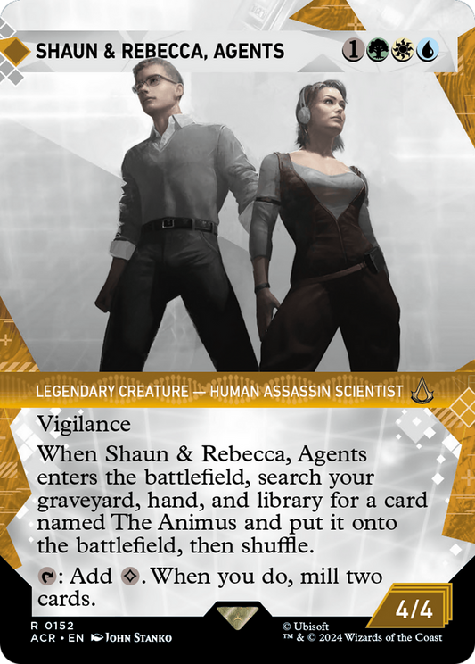 Shaun & Rebecca, Agents (Showcase) (152) Foil - Assassin's Creed