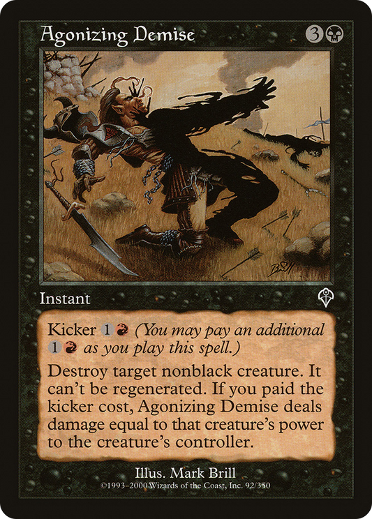 Agonizing Demise [Invasion] Foil
