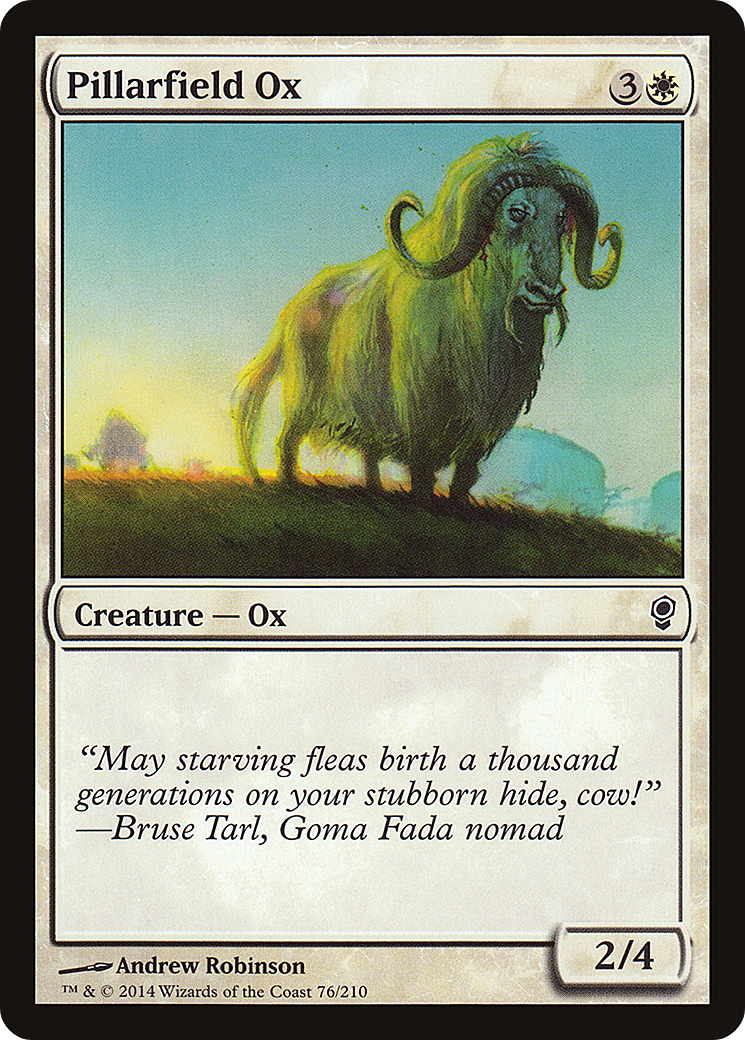 Pillarfield Ox (076) Foil - Conspiracy