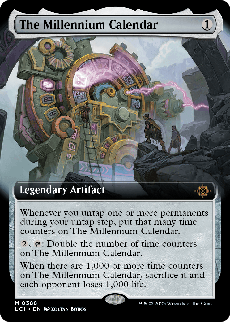 The Millennium Calendar (Extended Art) (388) - The Lost Caverns of Ixalan