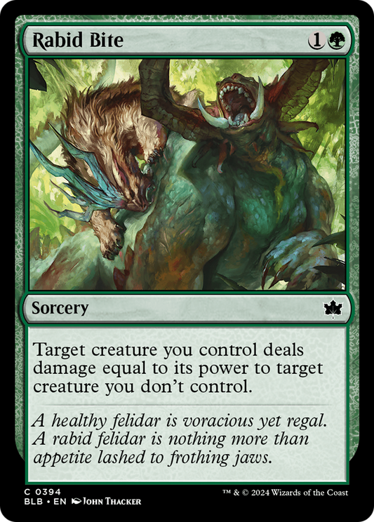 Rabid Bite [Bloomburrow] Foil