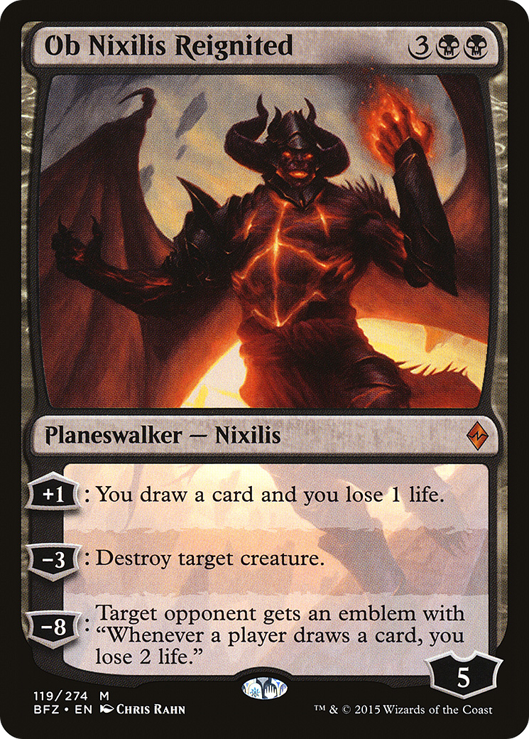 Ob Nixilis Reignited (119) Foil - Battle for Zendikar