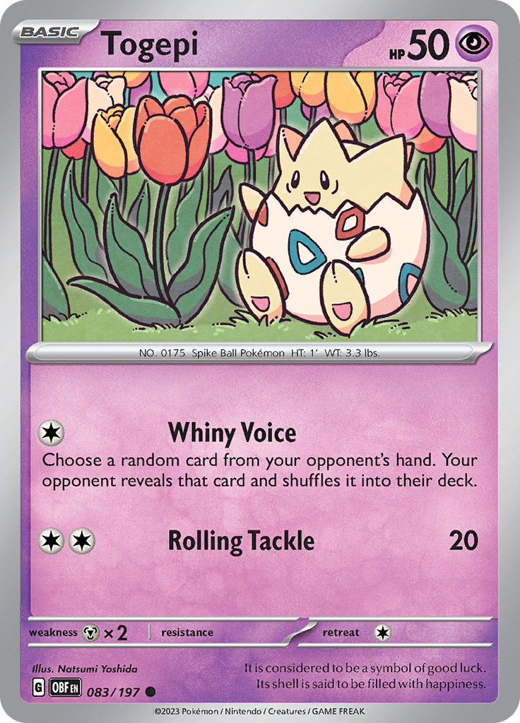 Togepi (083/197) [Scarlet & Violet: Obsidian Flames] | Silver Goblin