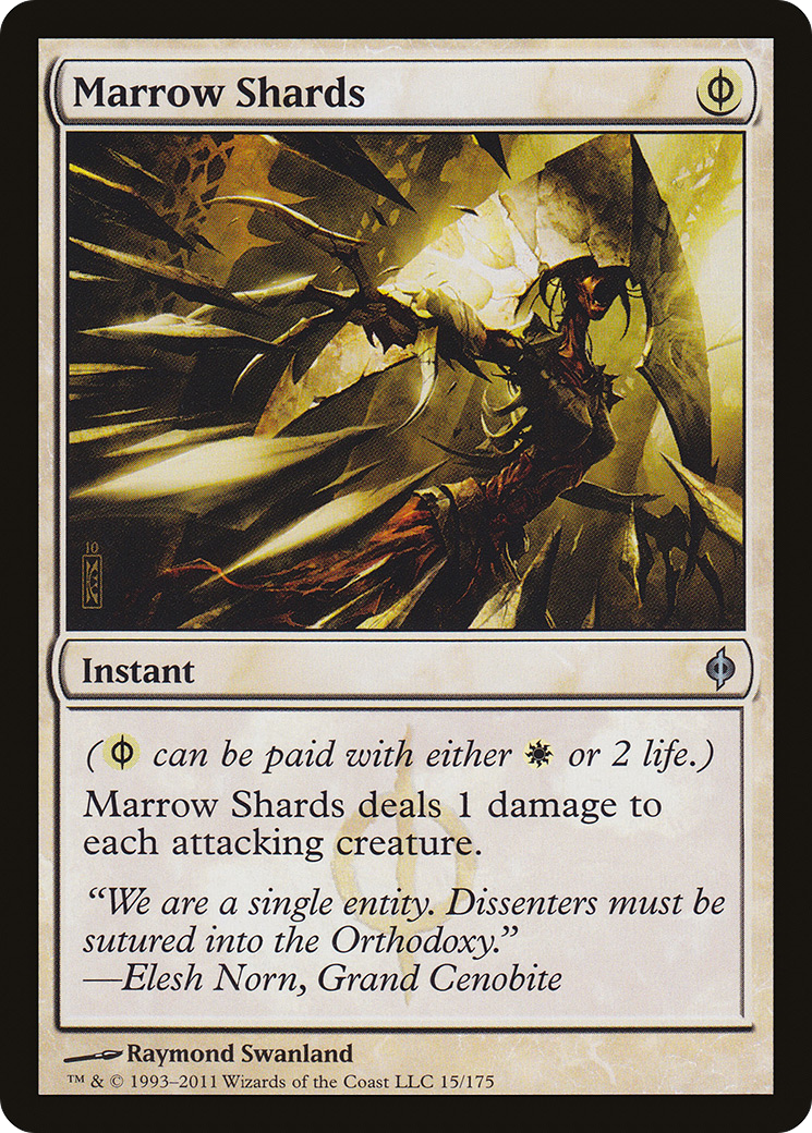 Marrow Shards (015) Foil - New Phyrexia