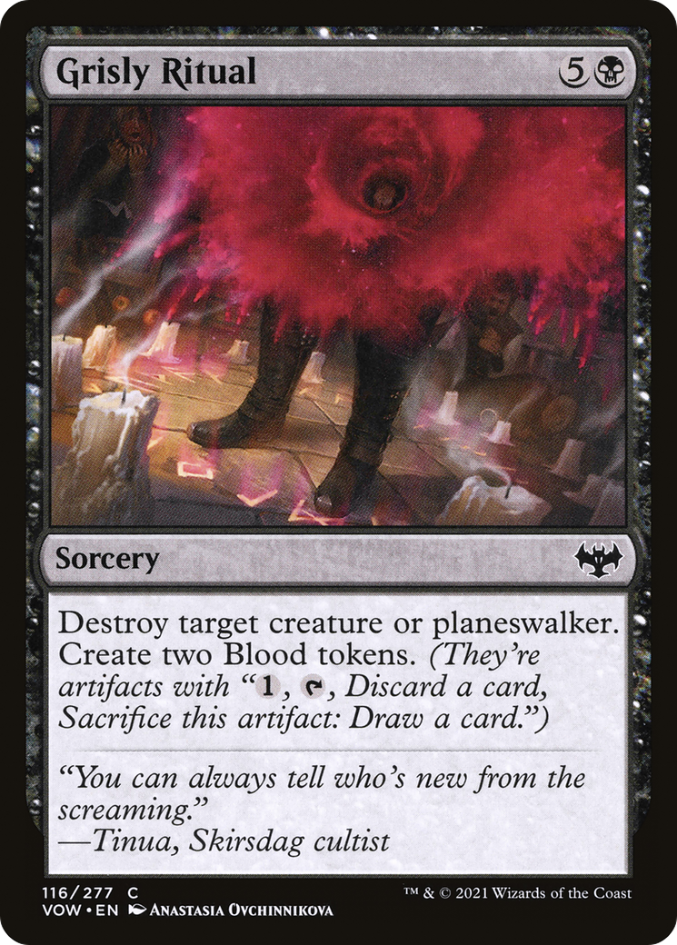 Grisly Ritual (116) Foil - Innistrad: Crimson Vow